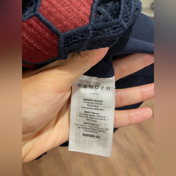 Sandro Lace Dress Size 1 (US Size S) - Picture 8 of 11